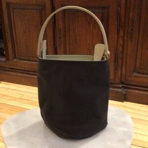 Chic Brown Beige Hobo Bag